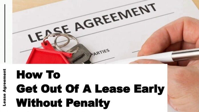 How can you break a lease in Texas without penalty?