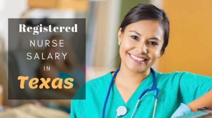 What is the average nurse salary in Texas?